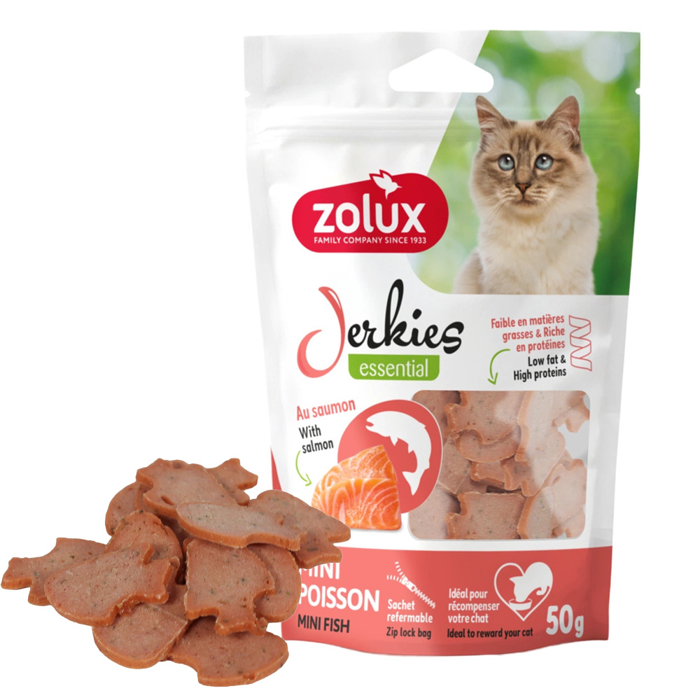 Przysmak dla Kota Jerkies z Łososiem 12x50g ZOLUX